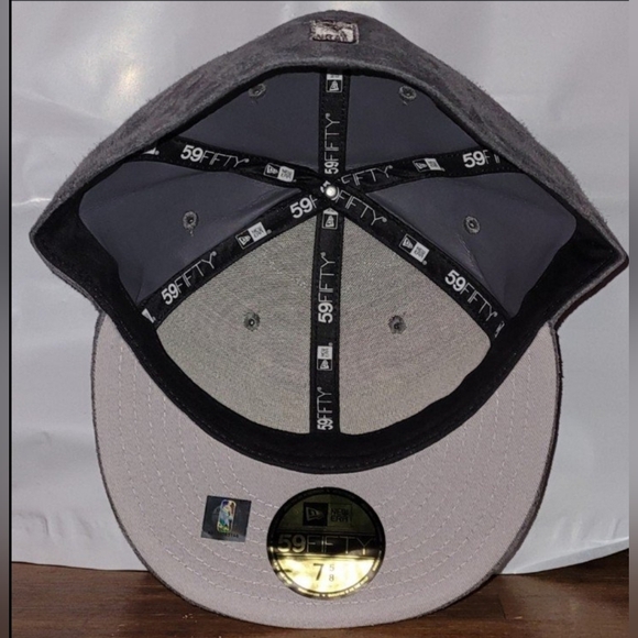 New Era/NBA-Chicago Bulls-Gray Suede-Size 7 5/8 - Picture 5 of 6